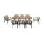 Ensemble repas pour 8 personnes Anne avec coussins Anne