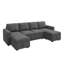 Canapé modulaire avec rangement en U Anureet Latitude Run®-968074297