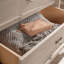Commode 4 tiroirs, finition grise
