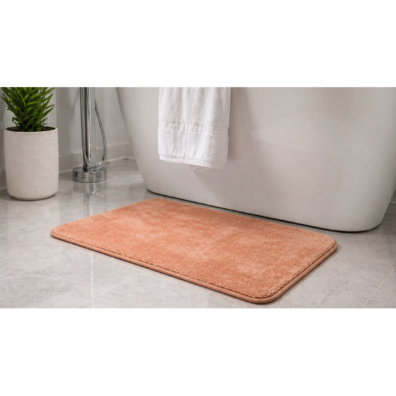 Single Bathmat Peach, Peach