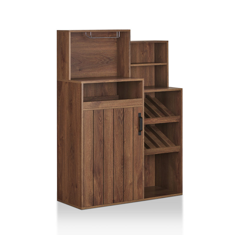 Buffet de 39,37 po de largeur avec porte-bouteilles Dillan