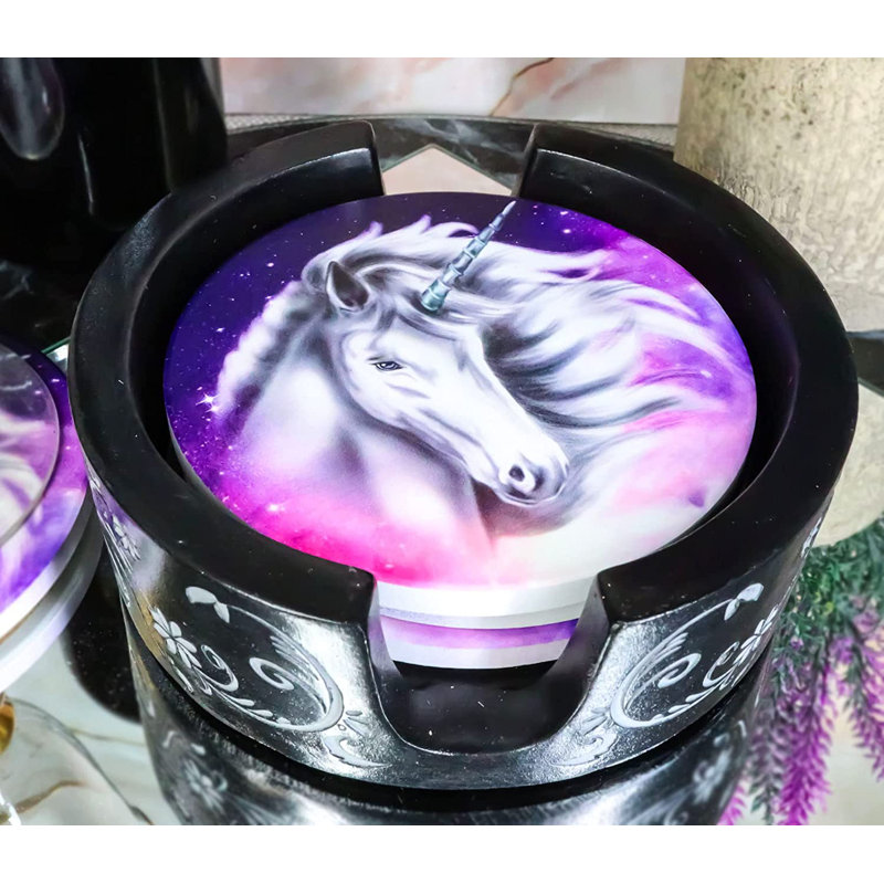 Sous-verre licorne