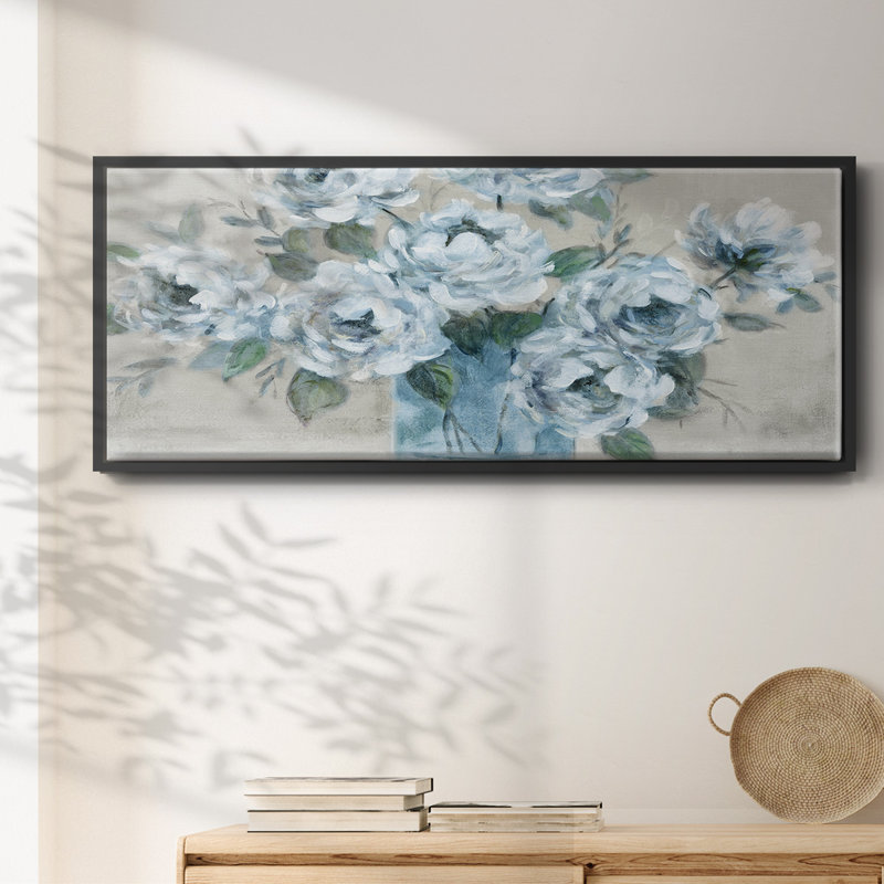Tender Roses- Framed Canvas