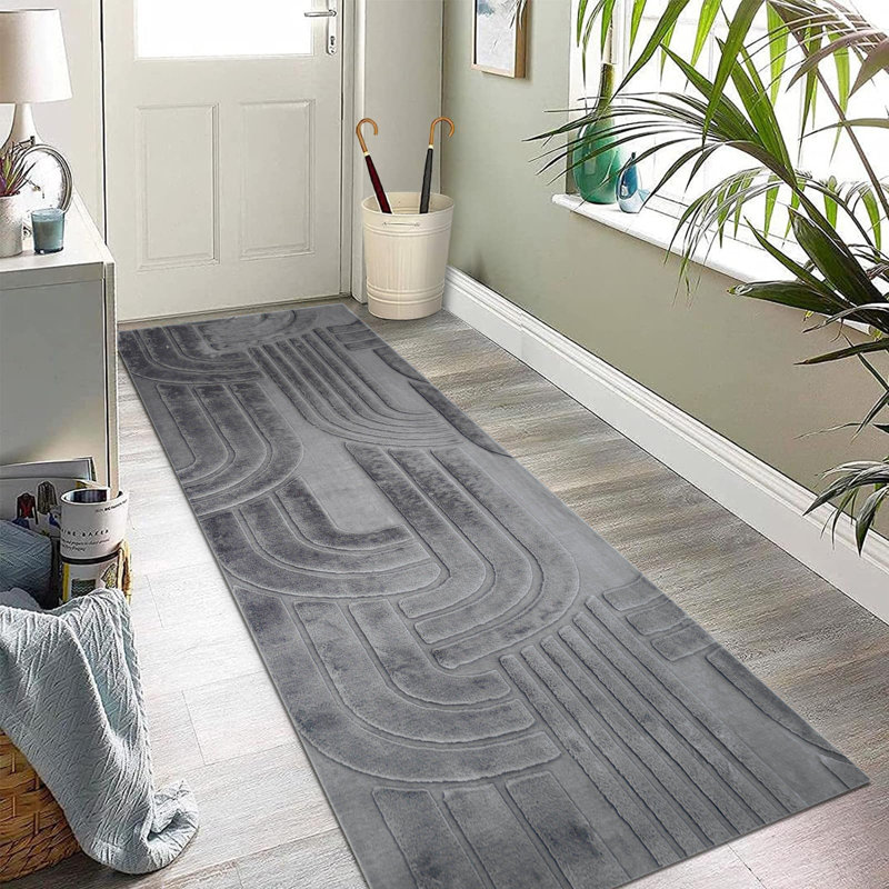 ZUMRUT Oval living room rug, Runner 80 x 300 cm