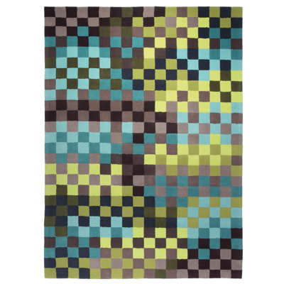 Pixel Geometric Hand Woven Area Rug