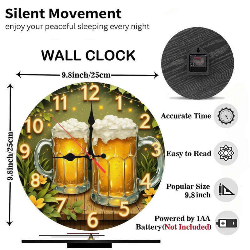 horloge à bière