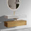 Meuble-lavabo simple 47,2 po avec plateau en bois manufacturé Jodice