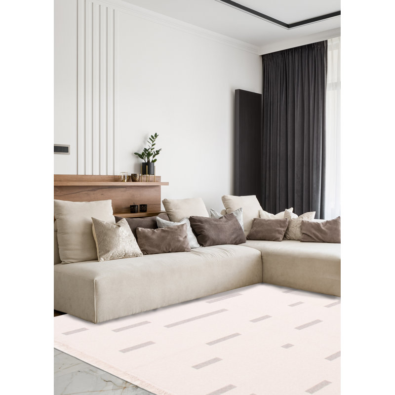 Tapis rectangulaire en coton 5 pi 2 po x 7 pi Kazumasa