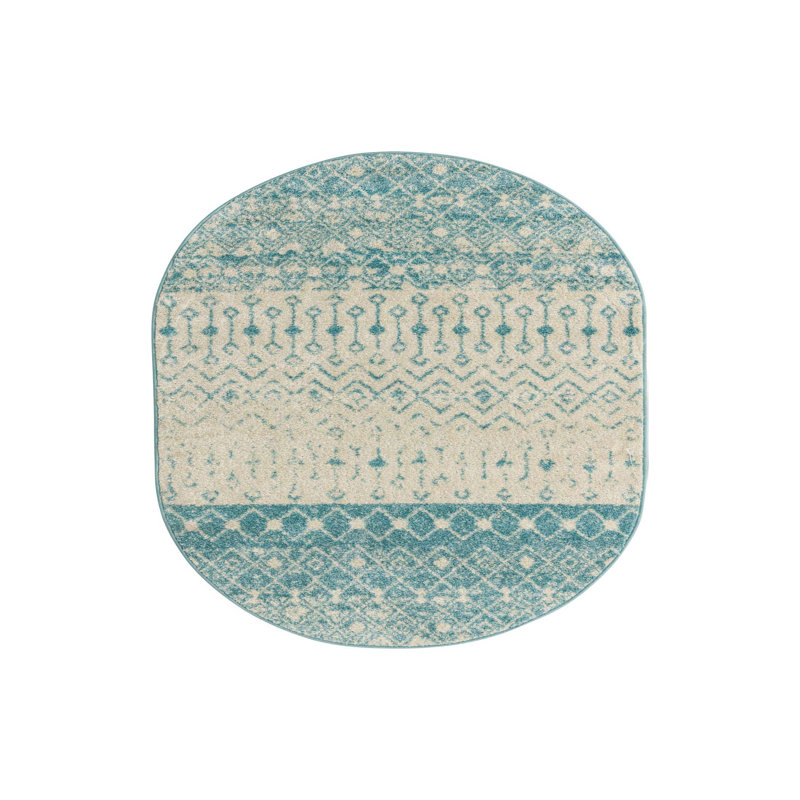 Somerville Geometric Indoor Rug, Oval 4'1" x 6'1"