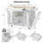 Versatile Fluted Kitchen Island With Advanced Storage And Functionality-664899430