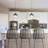 Chic Rattan Bar Stool with Metal Frame-749364419
