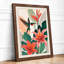 Hummingbird Among Lilies Botanical - Framed Print-232689912-232689916