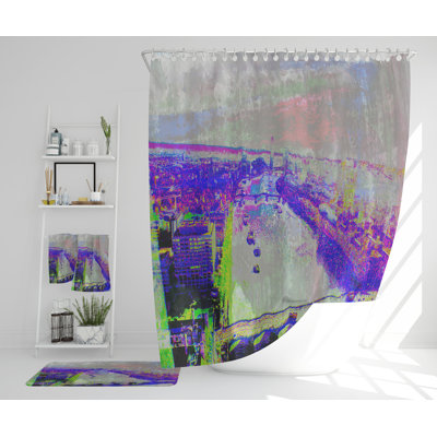 Nenu Polyester Shower Curtain Set