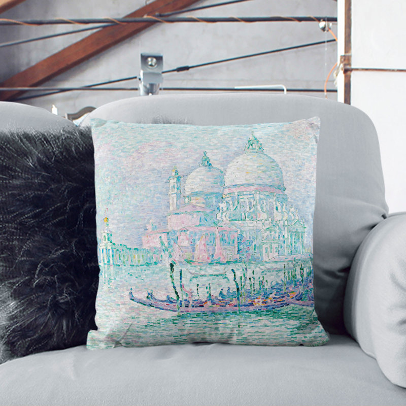 La Salute Venice Square Throw Cushion, 40cm H x 40cm W x 15cm D