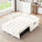 55.1" 3-In-1 Convertible Sofa Bed, Modern Velvet Double Sofa Futon Sofa Bed With Adjustable Back, Storage Bag And Pillow, For Living Room, Bedroom-805611081-805611079