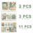 Boho Vintage Wall Art Decor 16 Pcs (unframed)