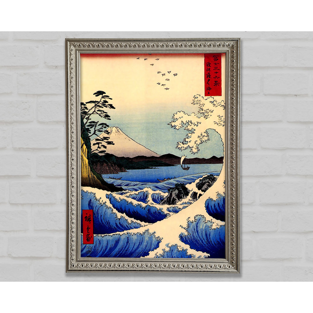 36 Ansichten des Berges Fujiyama von Hiroshige - Einzelne Bilderrahmen Kunstdrucke