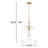 Seandell 1 - Light Gold Single Pendant