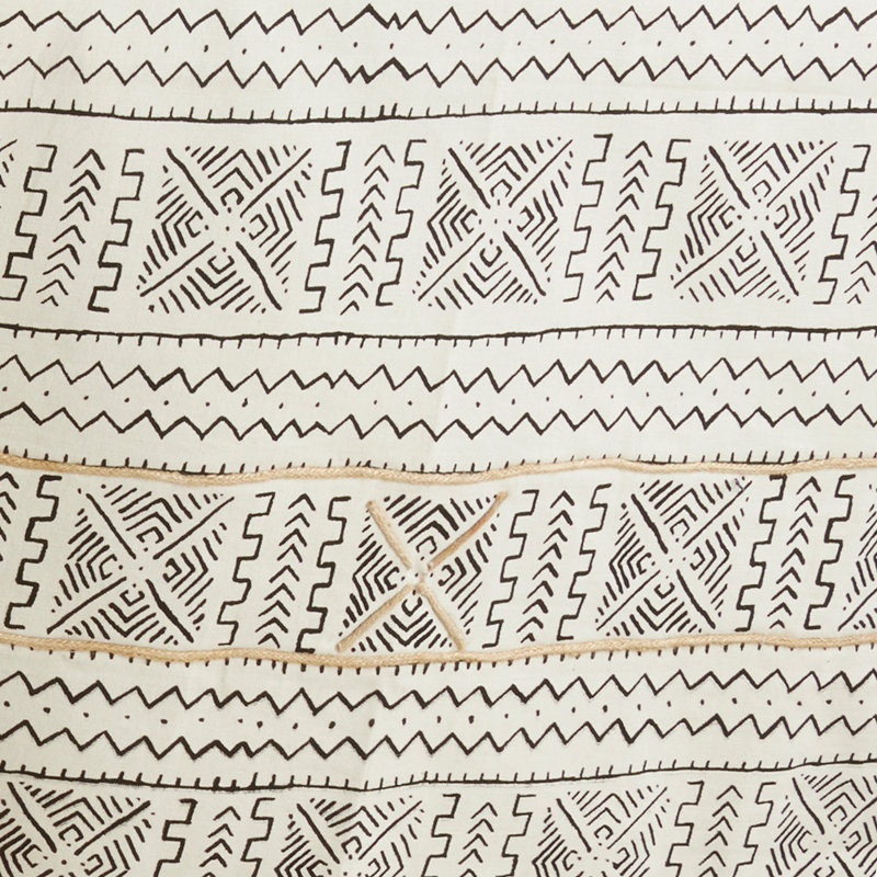 Nappe blanche moderne 100% coton 57 x 57 po