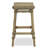 Lizzy Wicker Counter Stool with Solid Wood Frame