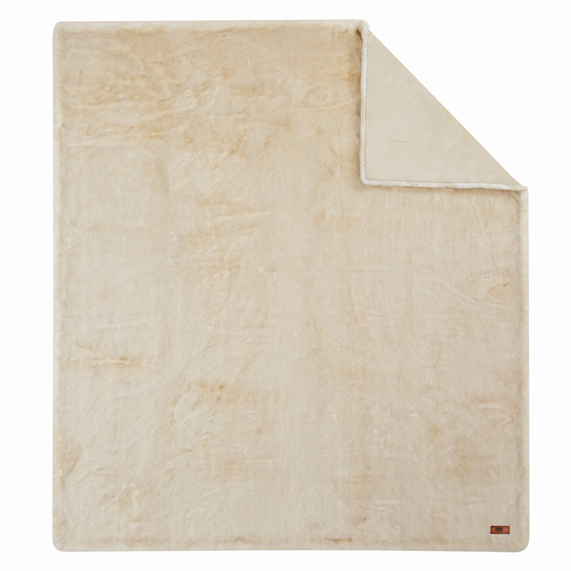 Frye Luxe Heavyweight Oversized Faux Fur, Beige