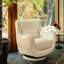 Solstice Swivel Glider in Boucle-1354989134