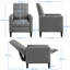 Single Reclining Chair With Adjustable Back & Footrest-846403796