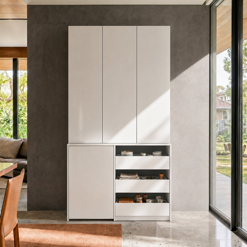 Armoire de rangement pour garde-manger de 92,5 po Babice
