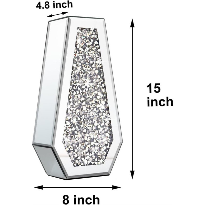 Shattered Diamond Mirror Vase