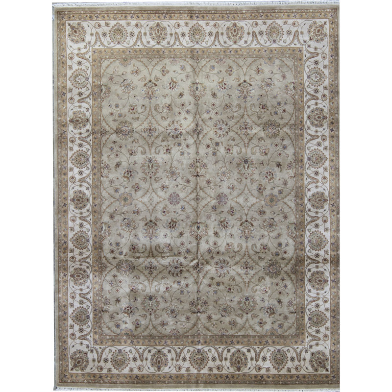 One-of-a-Kind 7'10" X 10'4" Silk Area Rug in