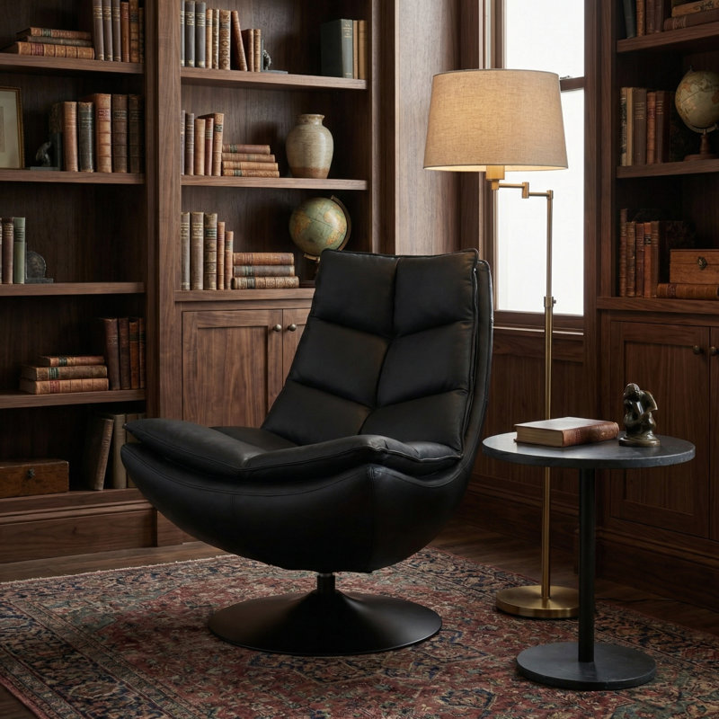 Dante Swivel Tufted Lounge Chair