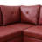 Halid Wide Faux Leather Sofa & Chaise with Ottoman-1589847007-1589847006