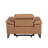 Top Grain Italian Leather Power Reclining Arm Chair with Power Headrests-649976436