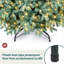 Arbre de Noël artificiel épinette bleu pré-éclairé-696909689