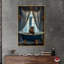 «Elegant Lion Bath Canvas» par Notoriart-105308786-105308785