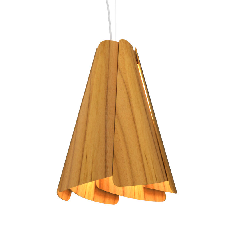 Fuchsia 1 - Light Pendant, Teak