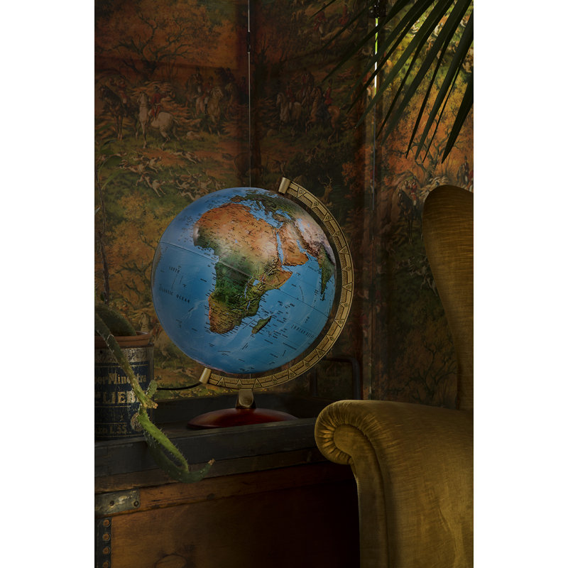 Nova Wood Tabletop Globe