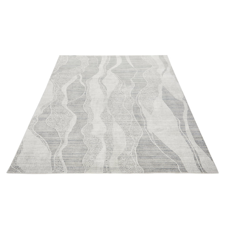 Dune Abstract Viscose Area Rug, Rectangle 274 x 366cm