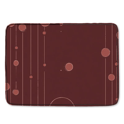 Tapis de bain abstrait