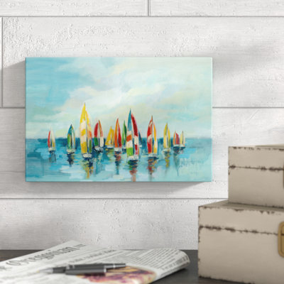 Regatta by Silvia Vassileva - Painting