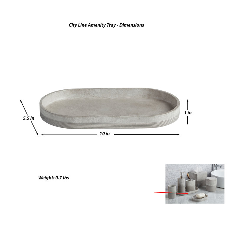 Plateau de salle de bain City Line