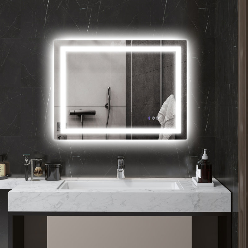 LED Bathroom Mirror with Lights, 31.5" x 23.6"