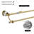 Towel Bar, Adjustable Double Towel Holder, Silver Crystal Bathroom Towel Racks Wall Mounted-122471673