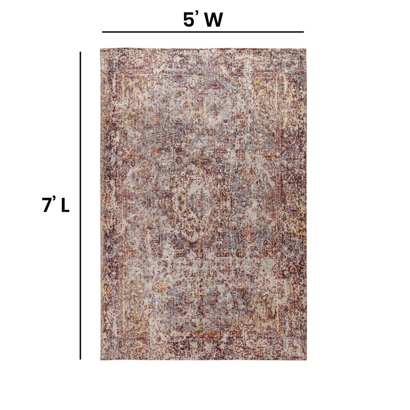 Indoor Rug, Rectangle 5' x 7'