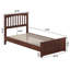 Lit plateforme en bois massif avec pied de lit assorti Aritra-1037596923-1037596922