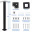 Barre d'angle 36 po en acier noir Yescom-130187027
