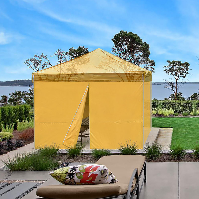 Paroi latérale, H 119,69 po x l 85,83 po x P 0,39 po, Jaune