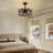 Buffy 20" Farmhouse Caged Ceiling Fan with Light Kit and Remote Control Included-130522456