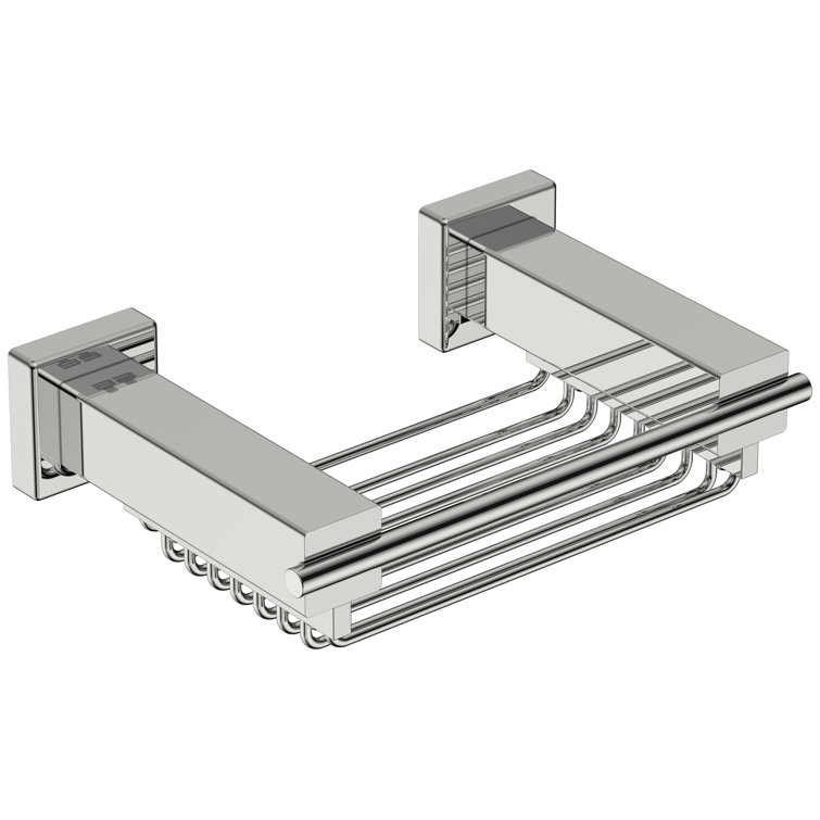 iDesign, Stainless Steel Metal Sink Dish Drainer Rack with Plastic Tray Kitchen  Drying Rack, Amber/Bronze 