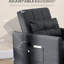 Fauteuil-lit convertible de 31 pouces avec oreiller et dossier réglables, gris. Gain d'espace, multifonctionnel, idéal pour les petits espaces. Poches de rangement, gris. Solution compacte.